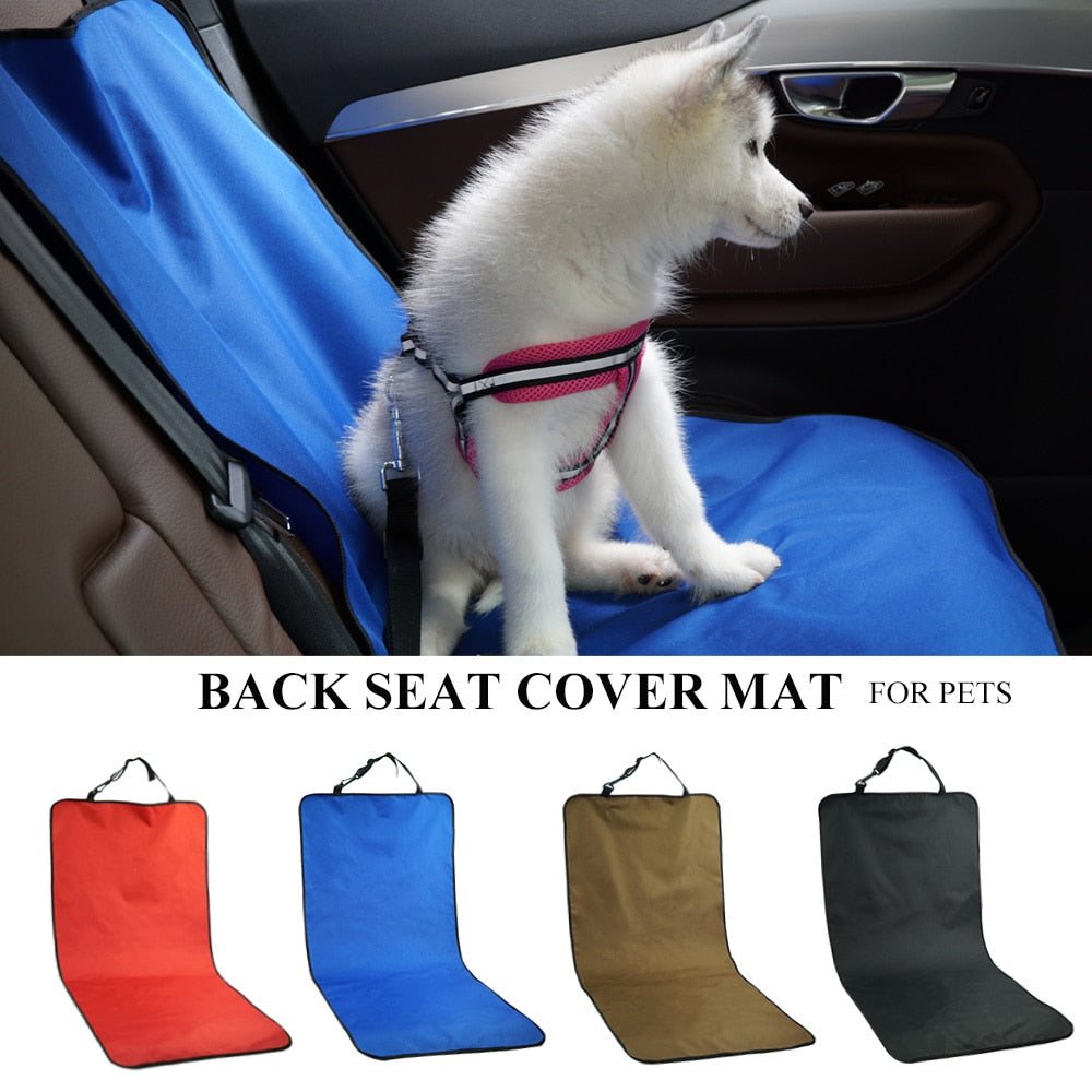 Waterproof Pet Seat Cover: Rear Car Protector for Cats and Dogs