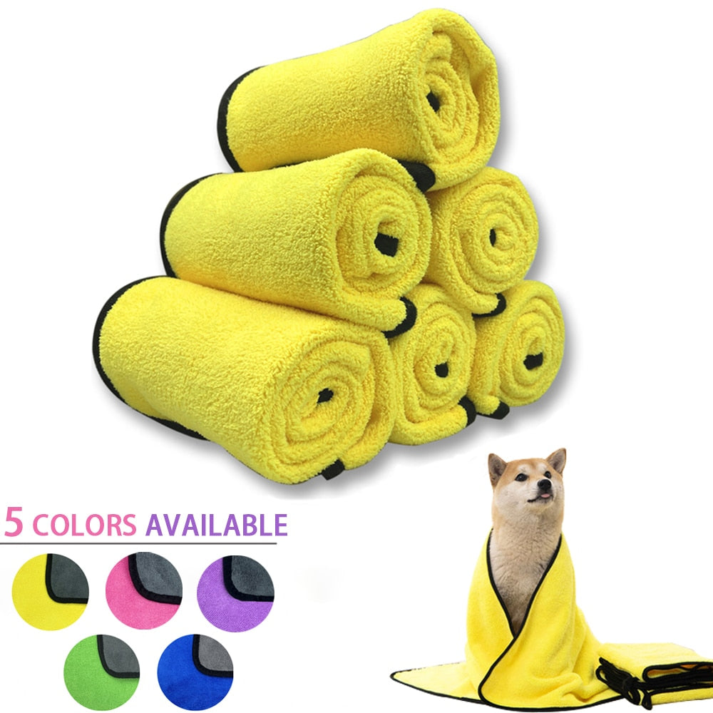 Quick-Drying Pet Towel: Soft & Absorbent Bathrobe